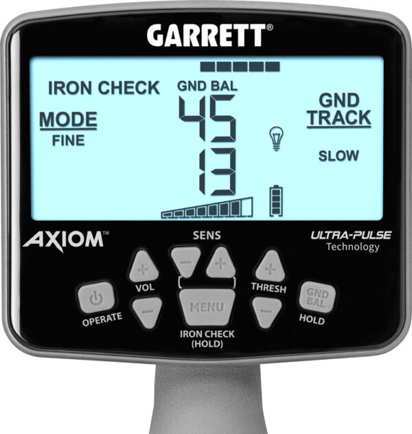 Axiom Metal Detector with 13"x11" DD-FC Coil, 11"x 7" Mono Coil and MS-3 Headphones - Image 5